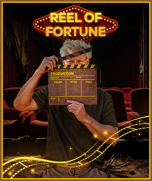 all in adventures escape game reels of fortune poster